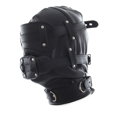 Adult Removable Suit Headgear for Sex Games / Unisex Eye Patch/Dildo Gag - EVE's SECRETS